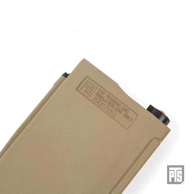 PTS Caricatore Monofilare EPM per M4/Scar/416 SRE - Dark Earth