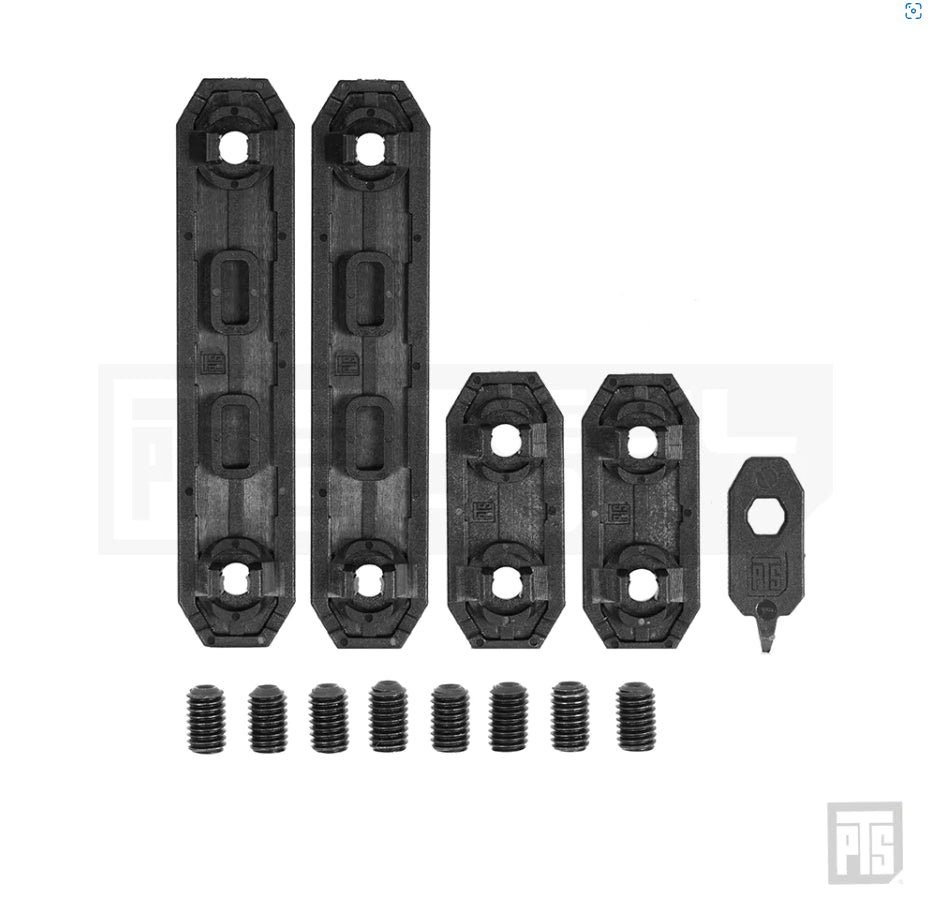 PTS - EP M-LOK Rail Cover Set - Black