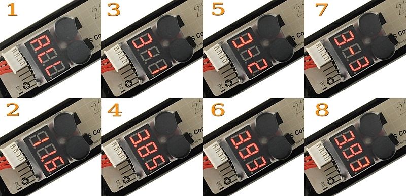 Tester LiPo/LiFe con Display