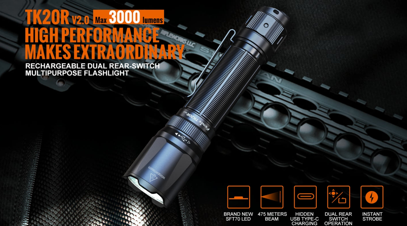 Fenix TK20R V2.0 - 3000 Lumens
