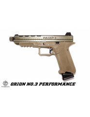 POSEIDON - Orion No.3-Performance Airsoft GBB Pistol (Tan) - Alluminium