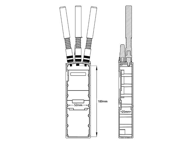 FCS MPU-5 Wave Relay Radio Dummy Case