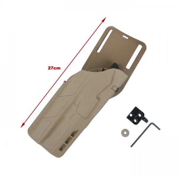 TMC Fondina Rigida ALS per Glock con Torcia - Coyote Brown