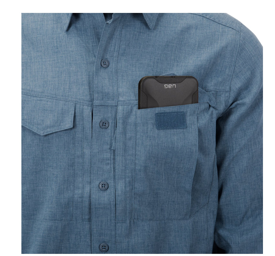 Defender MK2 Gentleman Shirt® - Melange Blue