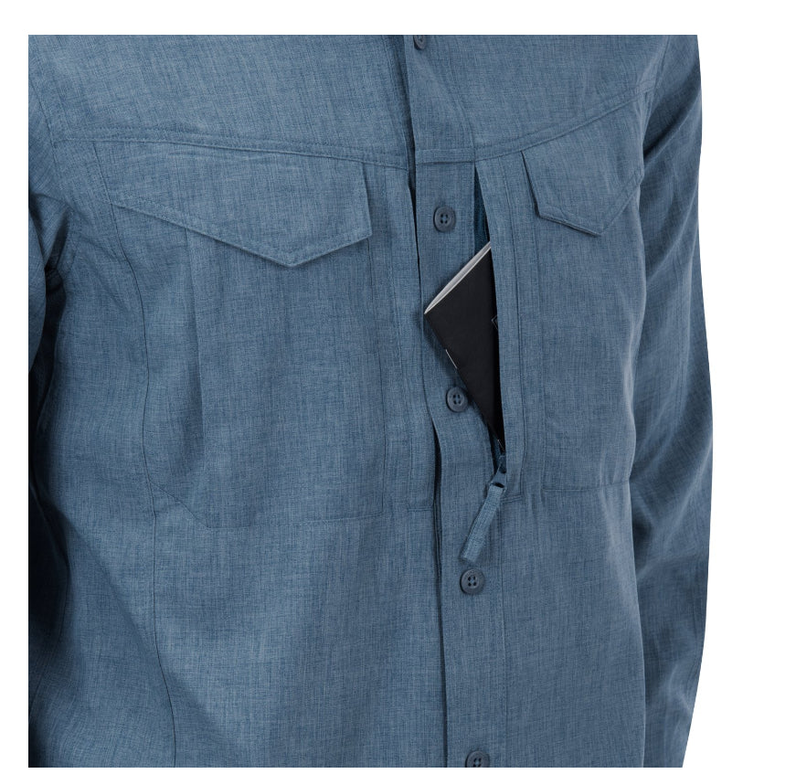 Defender MK2 Gentleman Shirt® - Melange Blue