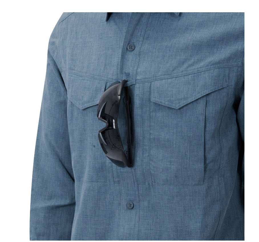 Defender MK2 Gentleman Shirt® - Melange Blue