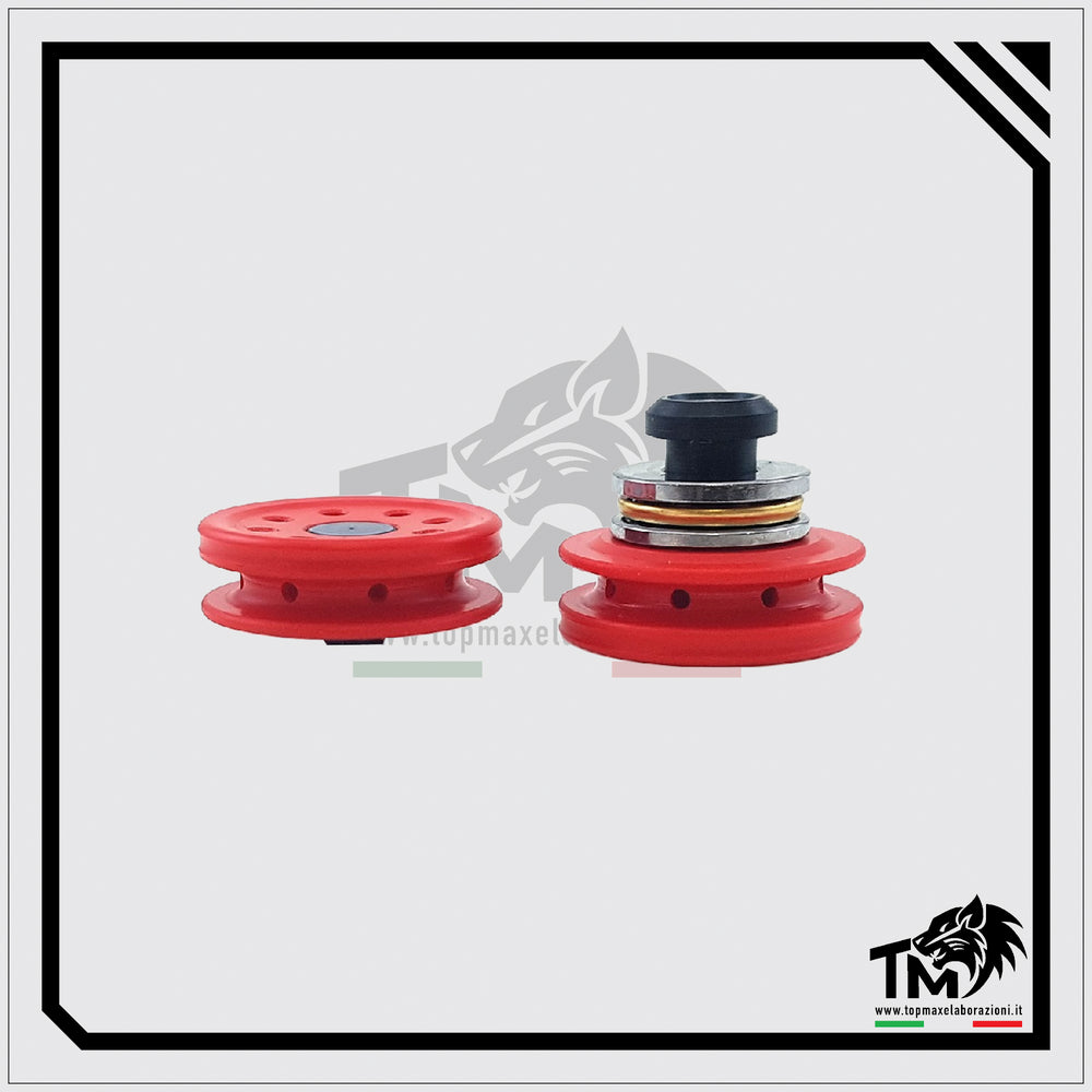 Top Max - Testa Pistone RedPower con Fori Radiali in Derlin