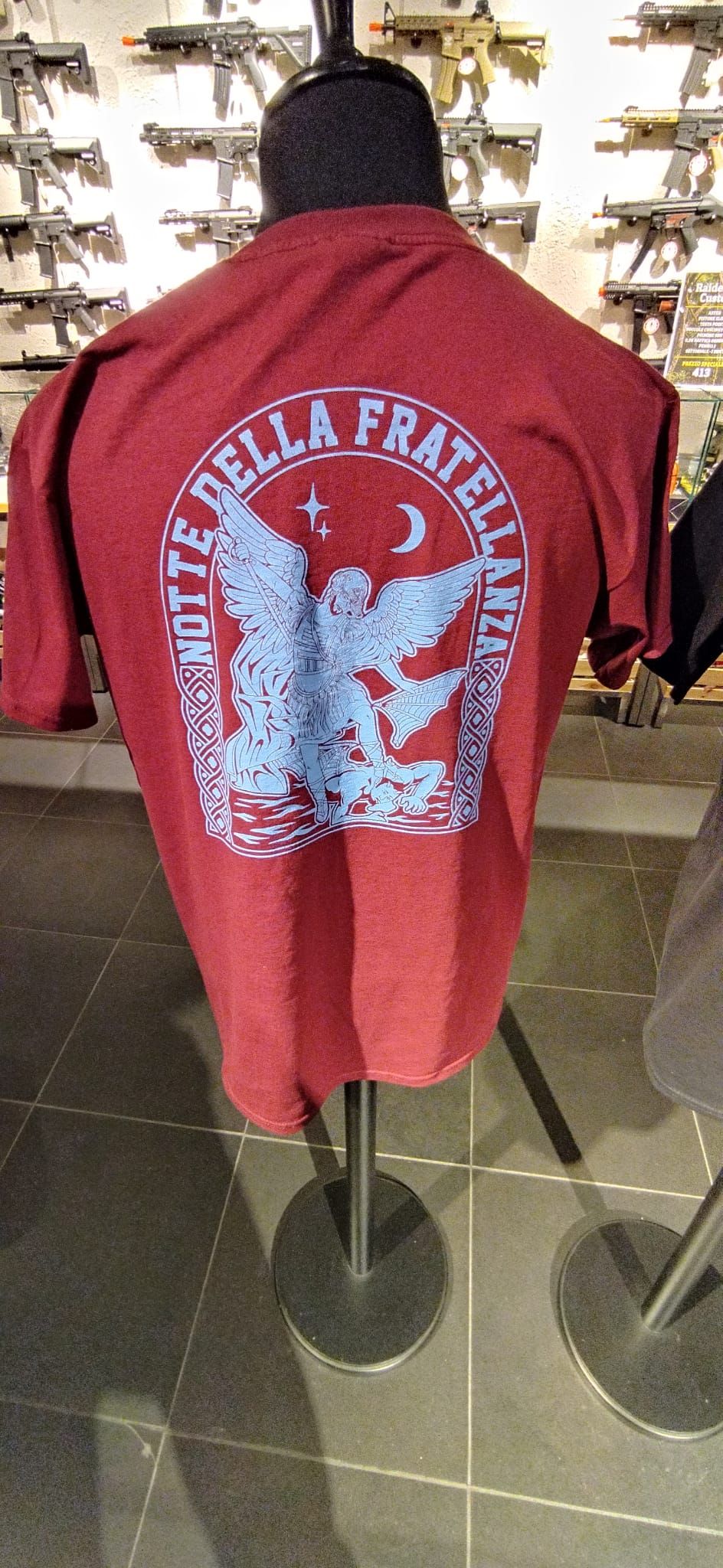 T-shirt Notte Della Fratellanza - Bordeaux