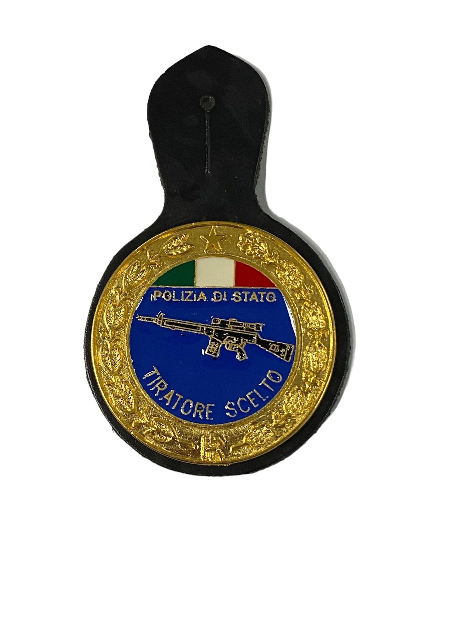 Distintivo Polizia di Stato Tiratore Scelto su Pendif