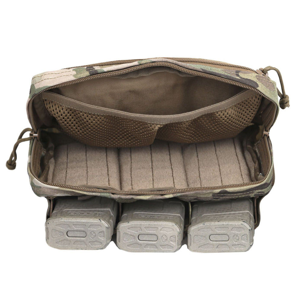 Warrior Triple Snap Mag Utility Pouch - Multicam