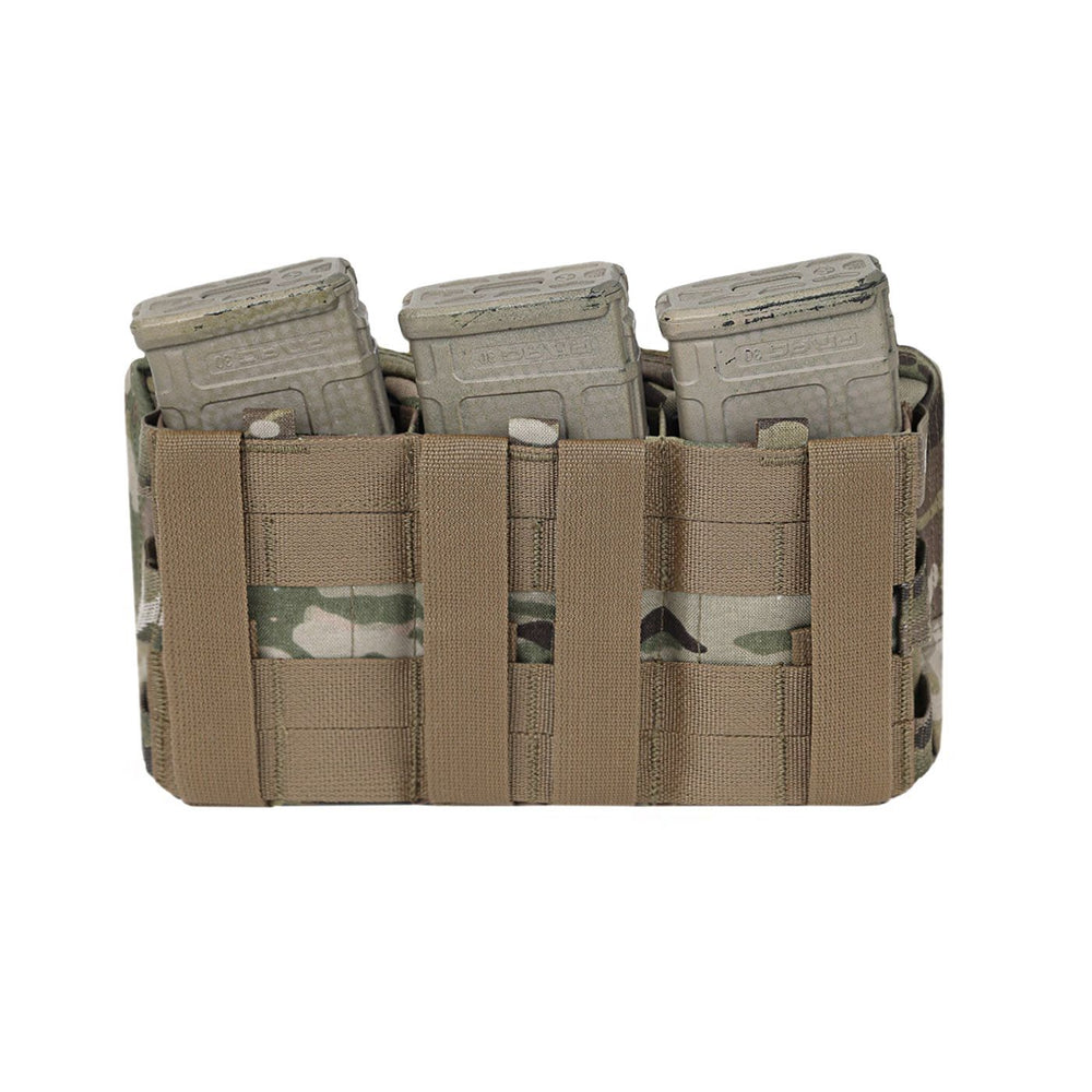 Warrior Triple Snap Mag Utility Pouch - Multicam