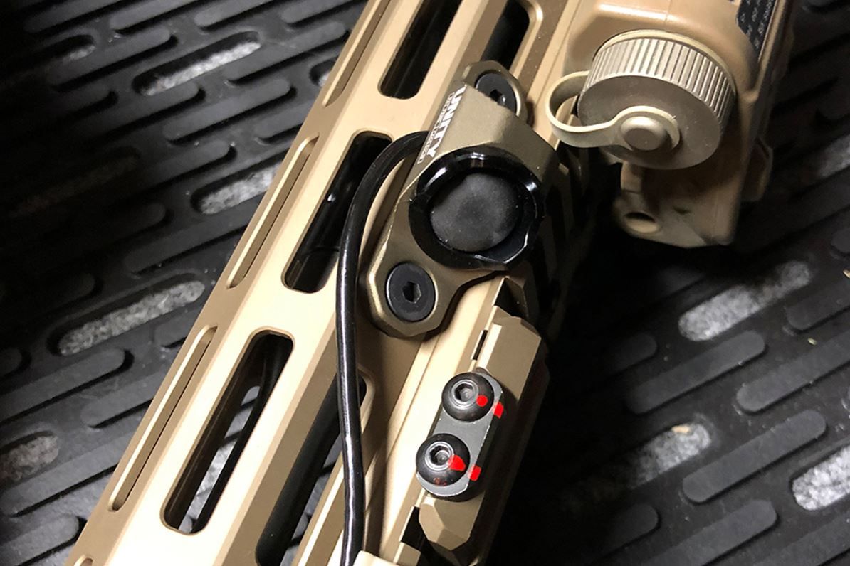 UNITY - HOT BUTTON™ | M-LOK® NGAL 6" Vis Over-ride - FDE