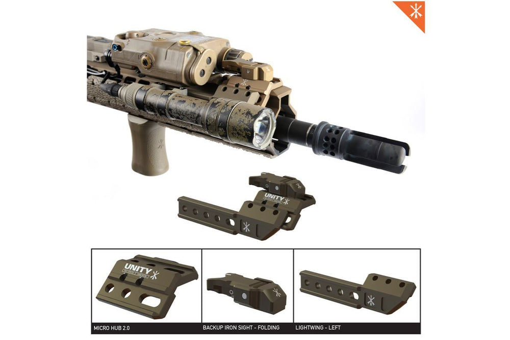 UNITY - FUSION™ Backup Iron Sight – Folding - FDE