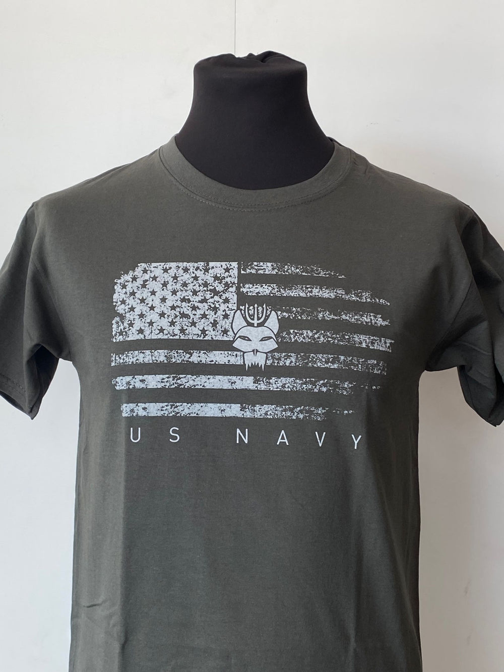 T-shirt Bravo Team Flag - Grey