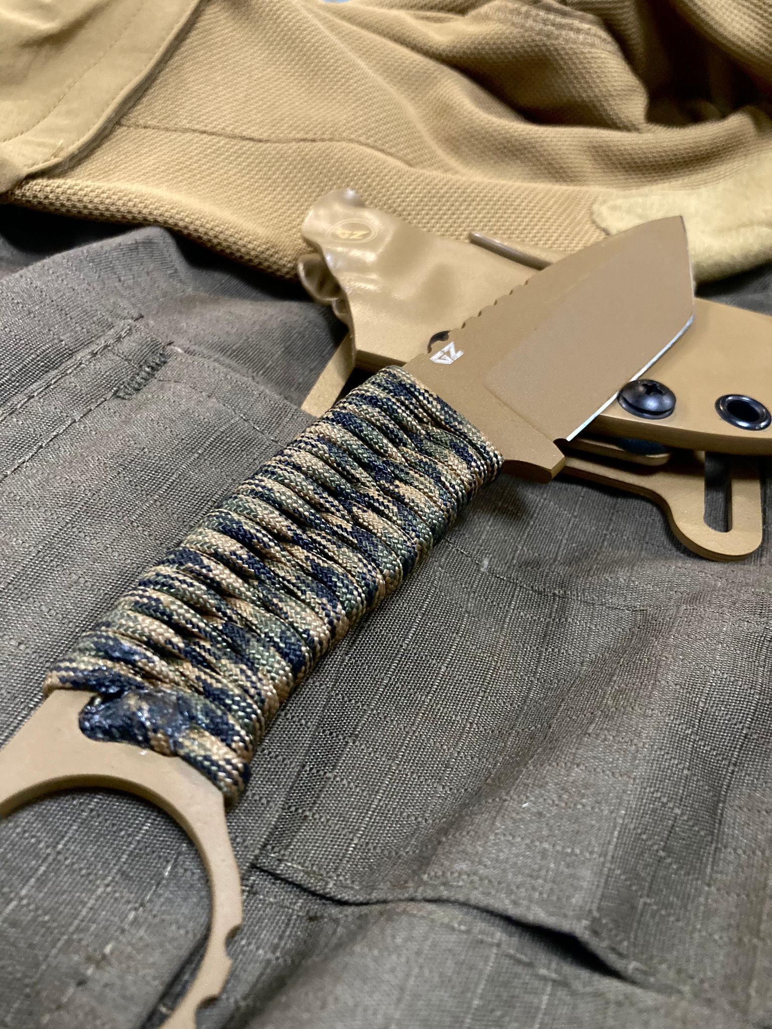 GZ Knives - AMMIT TANTO Paracord