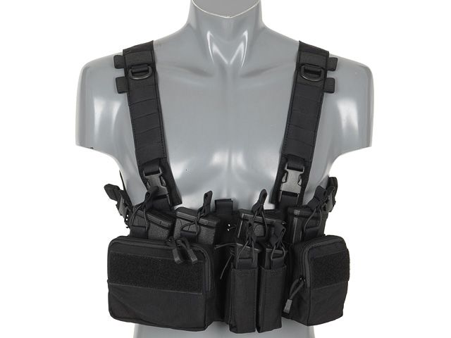 Buckle Up Chest Rig - Black