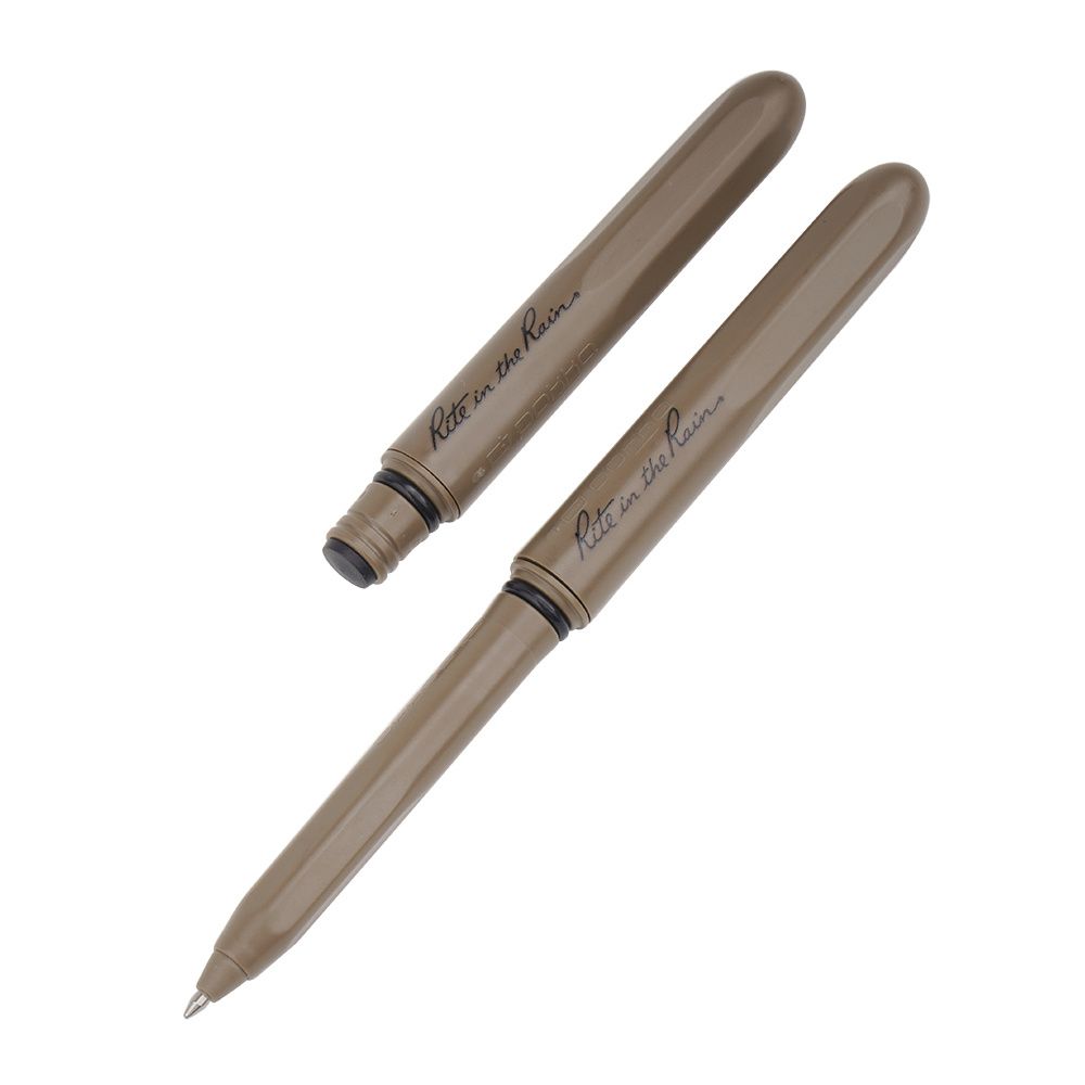 Rite in the Rain - All-Weather Flat Dark Earth Pocket Pen - 2 pcs. - Black ink