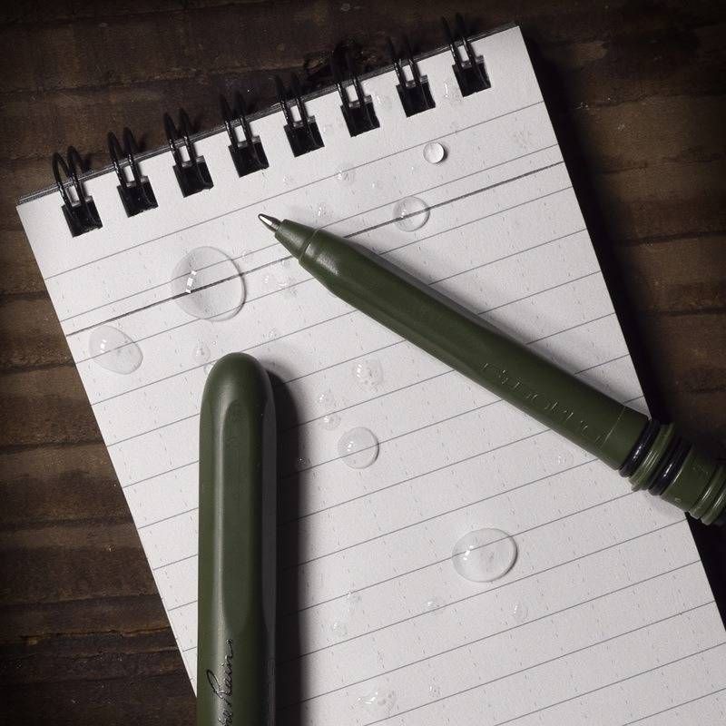 Rite in the Rain - All-Weather Flat Dark Earth Pocket Pen - 2 pcs. - Black ink