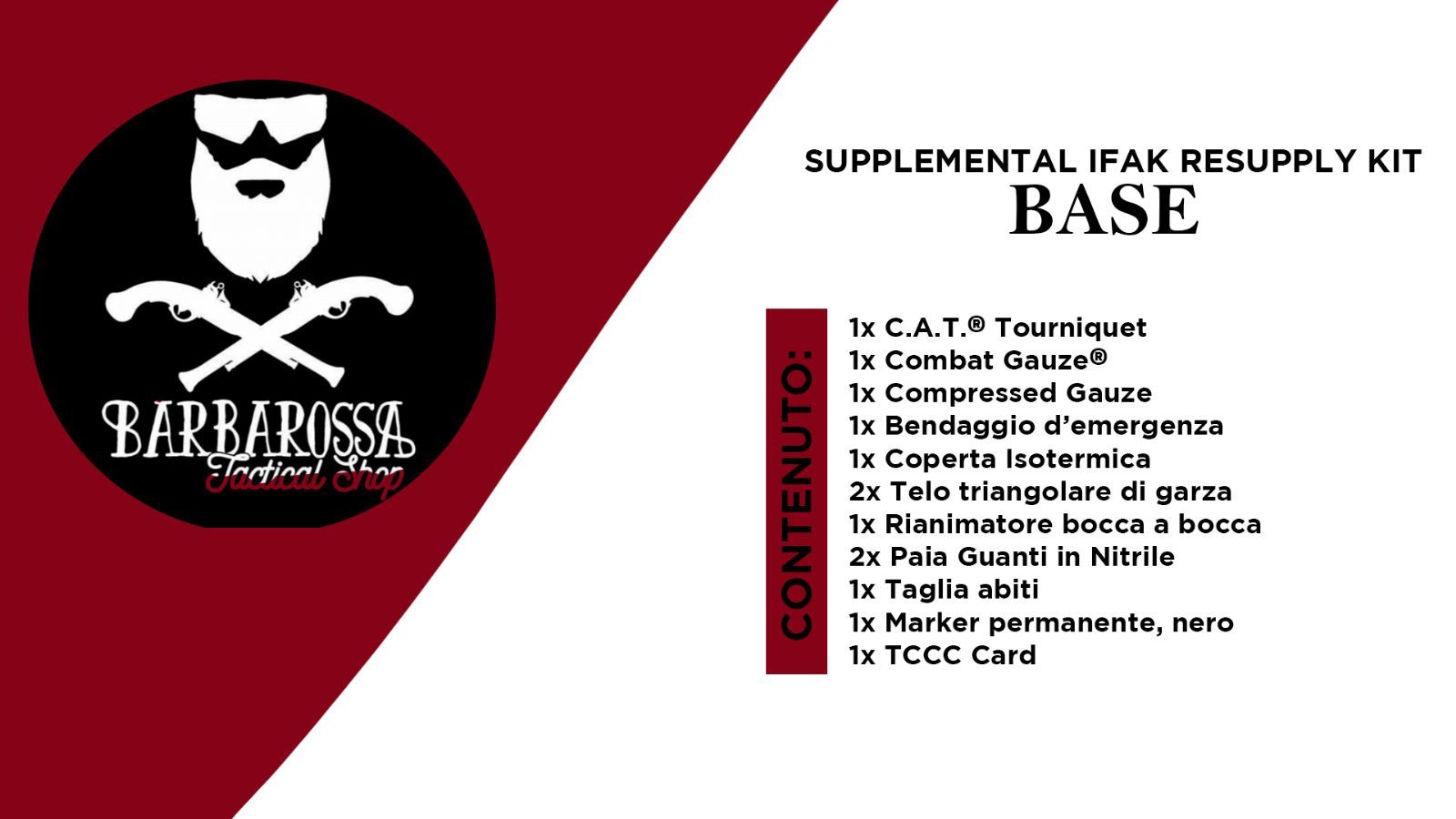 SUPPLEMENTAL IFAK RESUPPLY KIT - BASE