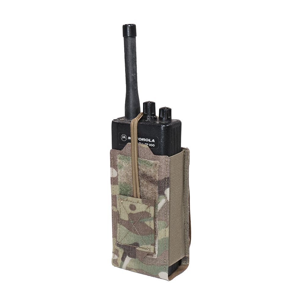 Warrior Adjustable Radio Pouch - Multicam