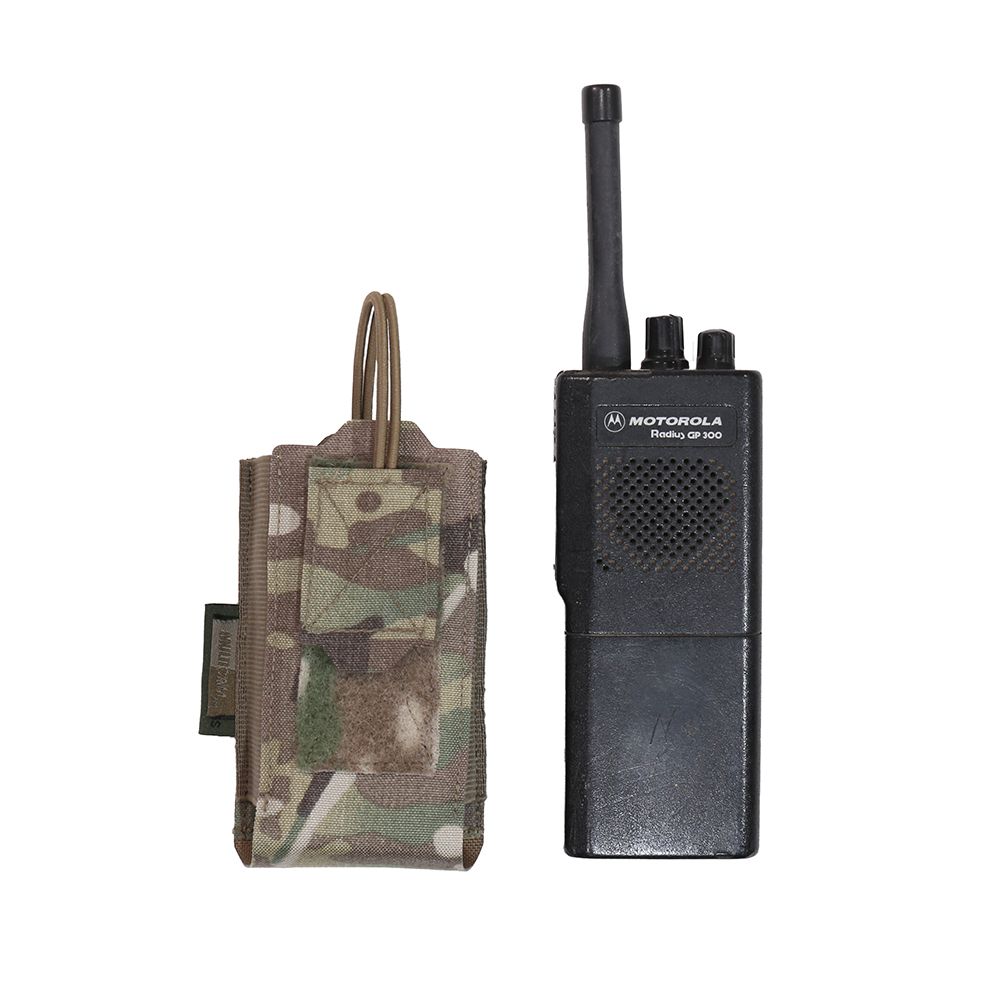 Warrior Adjustable Radio Pouch - Multicam