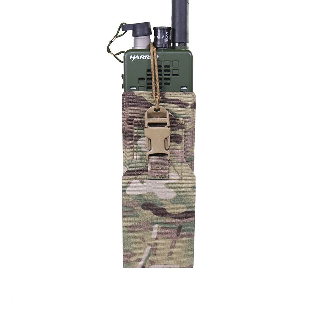 Warrior Laser Cut MBITR/Harris Radio Pouch – Multicam