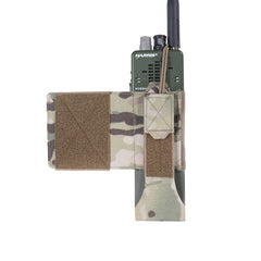 Warrior Laser Cut Wing Velcro MBITR/Harris Radio Pouch - Multicam