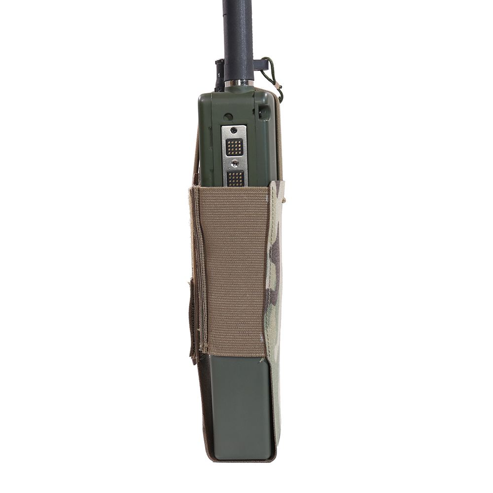 Warrior Laser Cut Wing Velcro MBITR/Harris Radio Pouch - Multicam