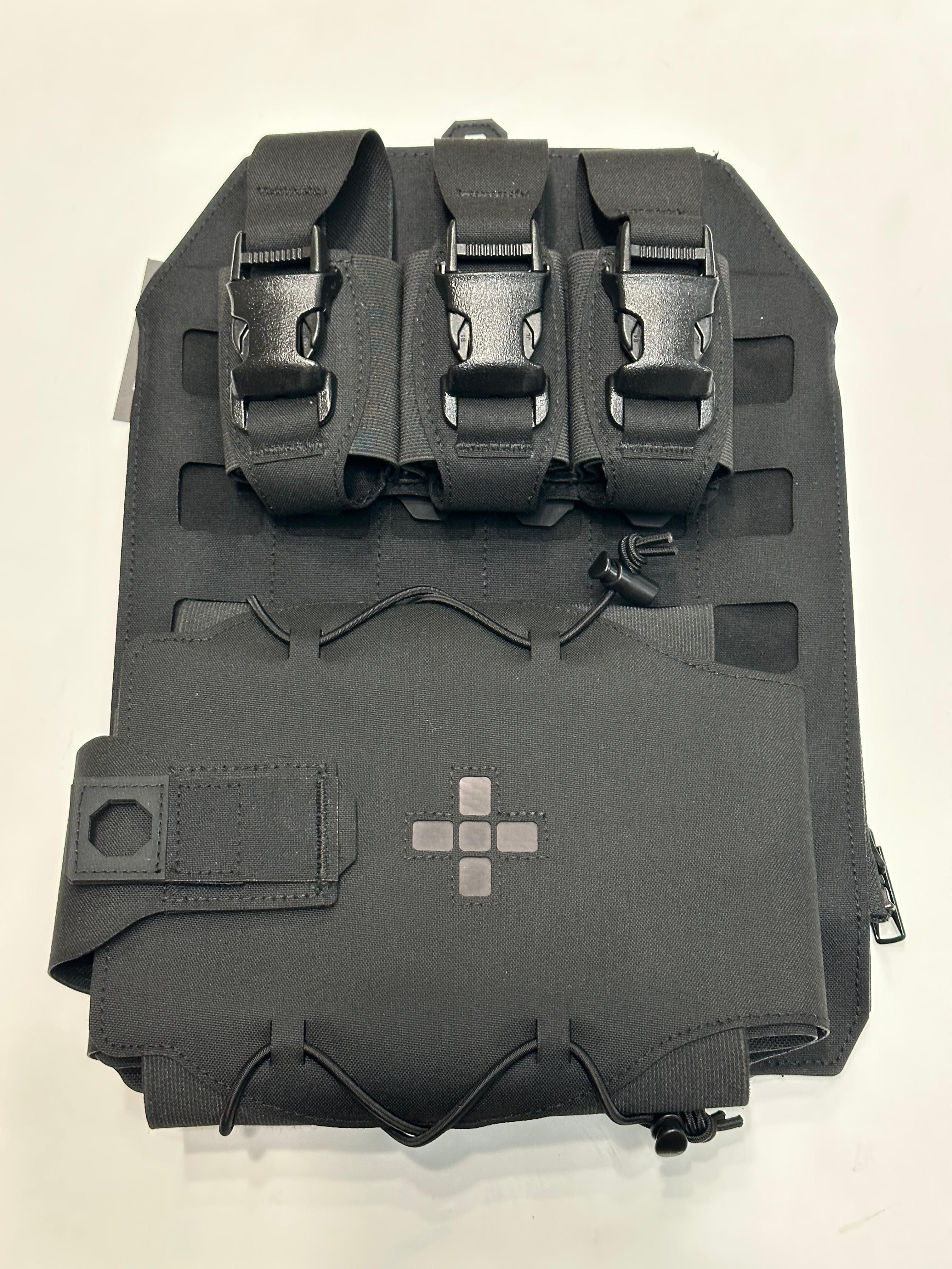 Warrior Laser Cut Assaulters Back Panel MK1 - Black