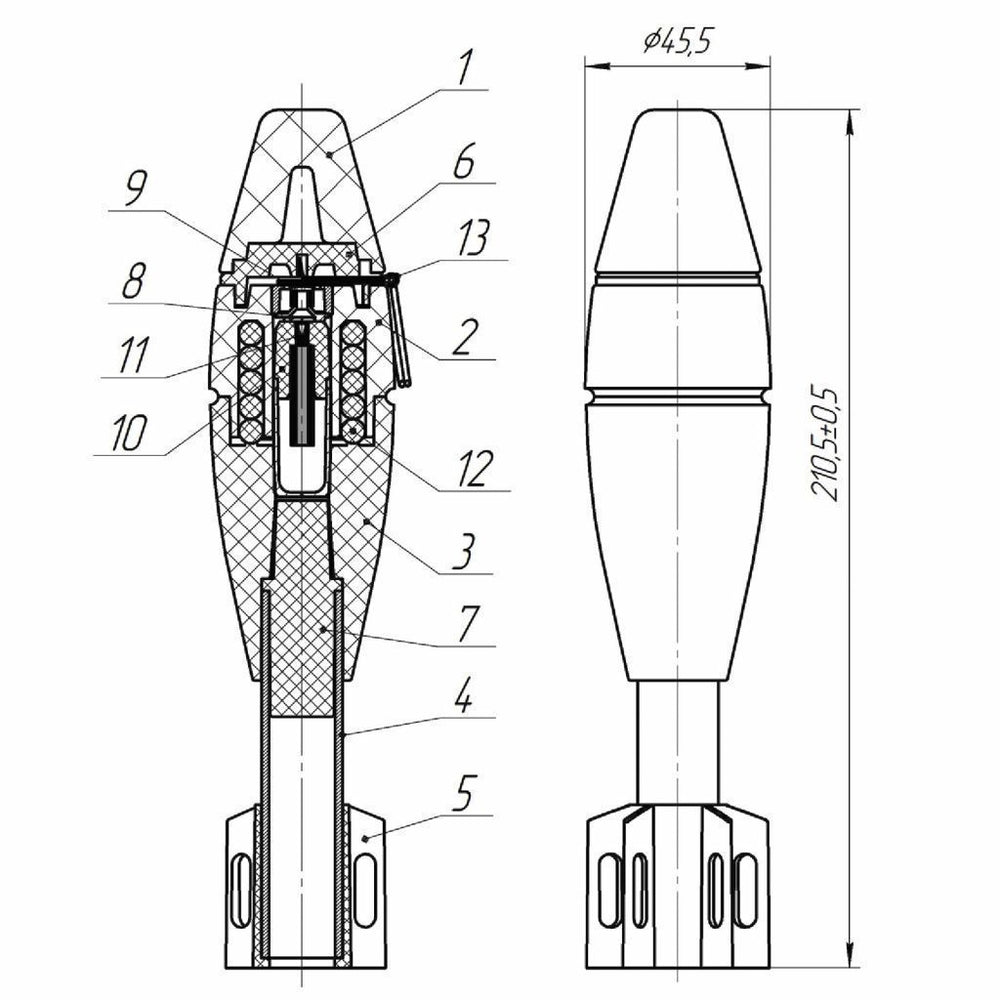 TAGINN - “ZEUS” Charge 0 (silent) - 170 M (х10) (PREORDER)