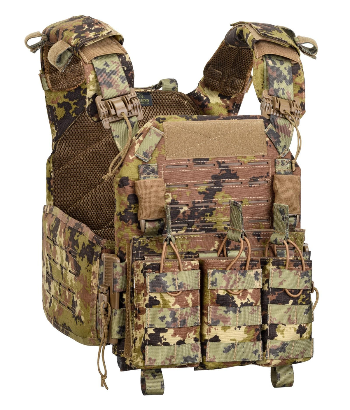 Defcon 5- Storm Plate Carrier with Quick  Release System + Triple Mag - Vegetato