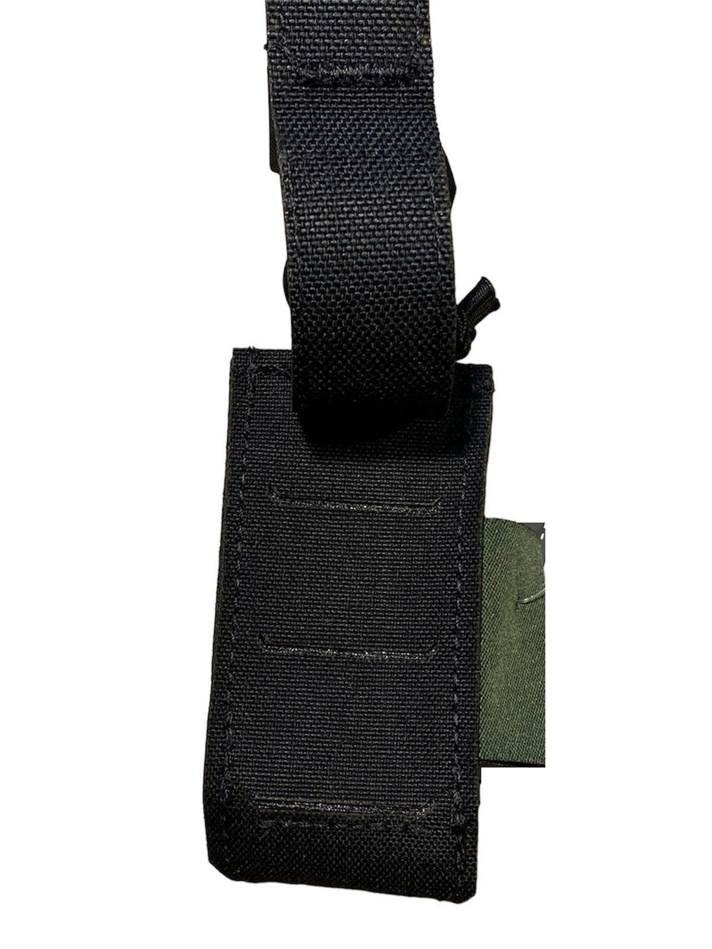 Warrior Laser Cut Single Bungee Pistol Pouch - Black
