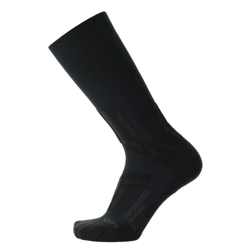 UYN - Calze Uomo Defender Merino 2IN Alte - Black