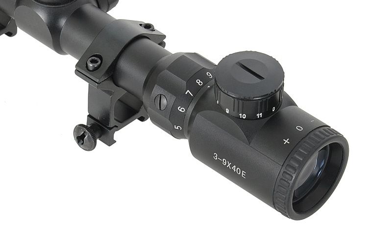 Ottica 3-9x40E retroilluminata