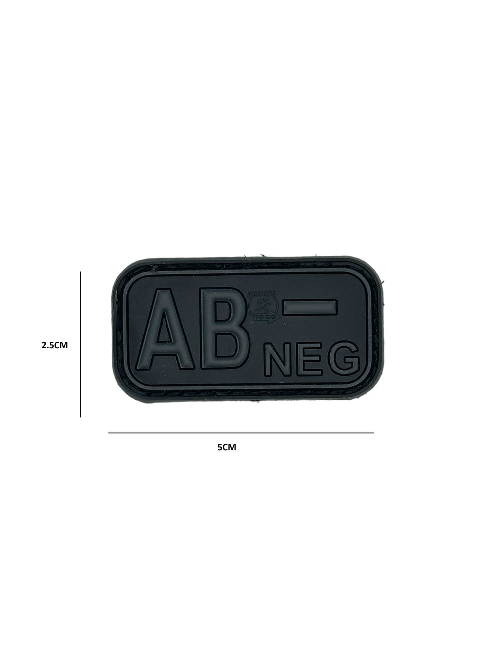 Patch Gruppo Sanguigno AB- Grey