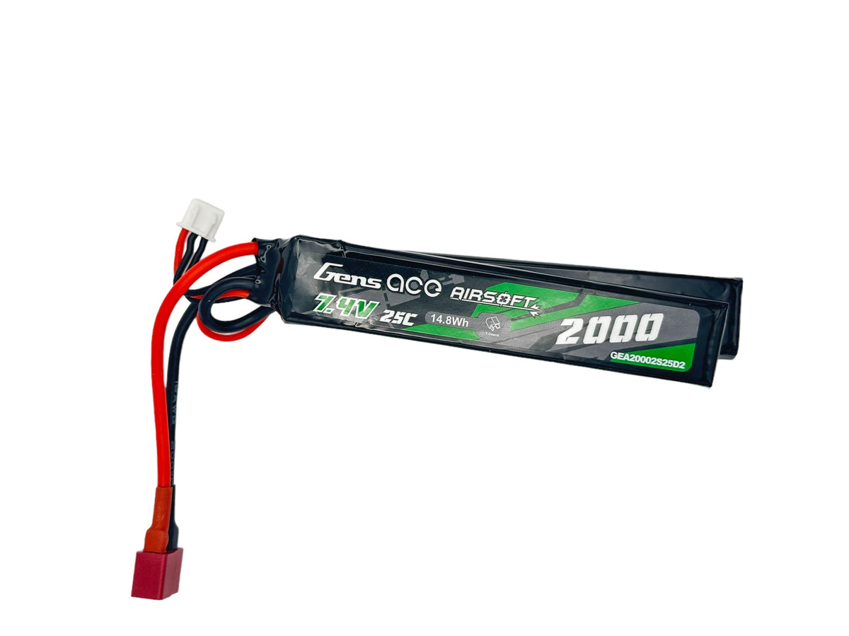 Gens Ace - Lipo 7.4v 2000mAh Deans