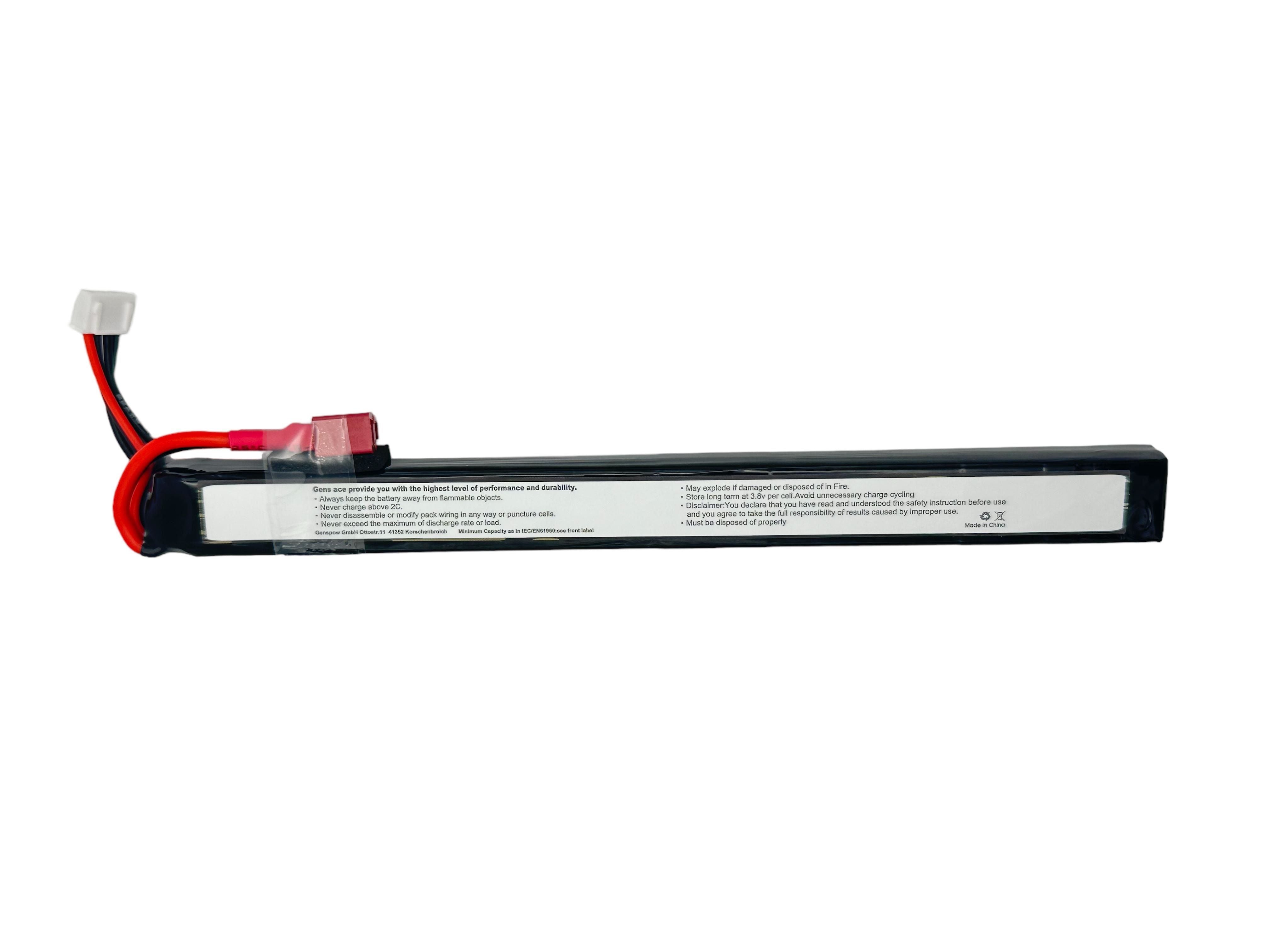 Gens Ace - Lipo 11.1v 1200mAh Long Type - Deans