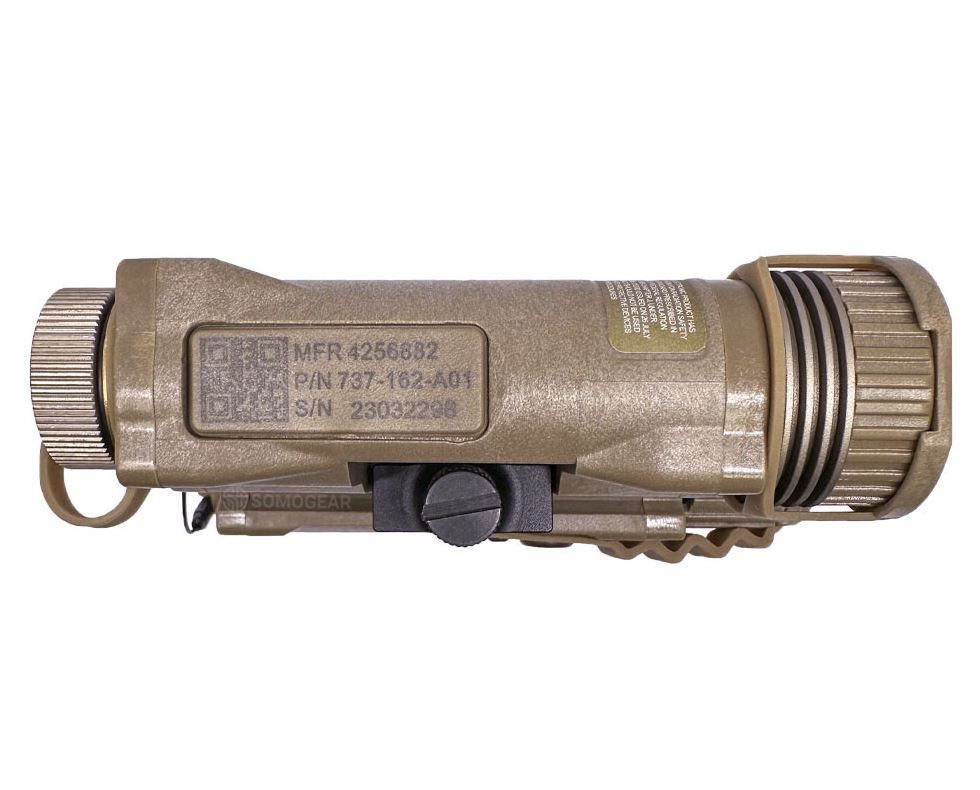 SomoGear PEQ-16B Airsoft Aiming IR Laser Flashlight - Tan/Green