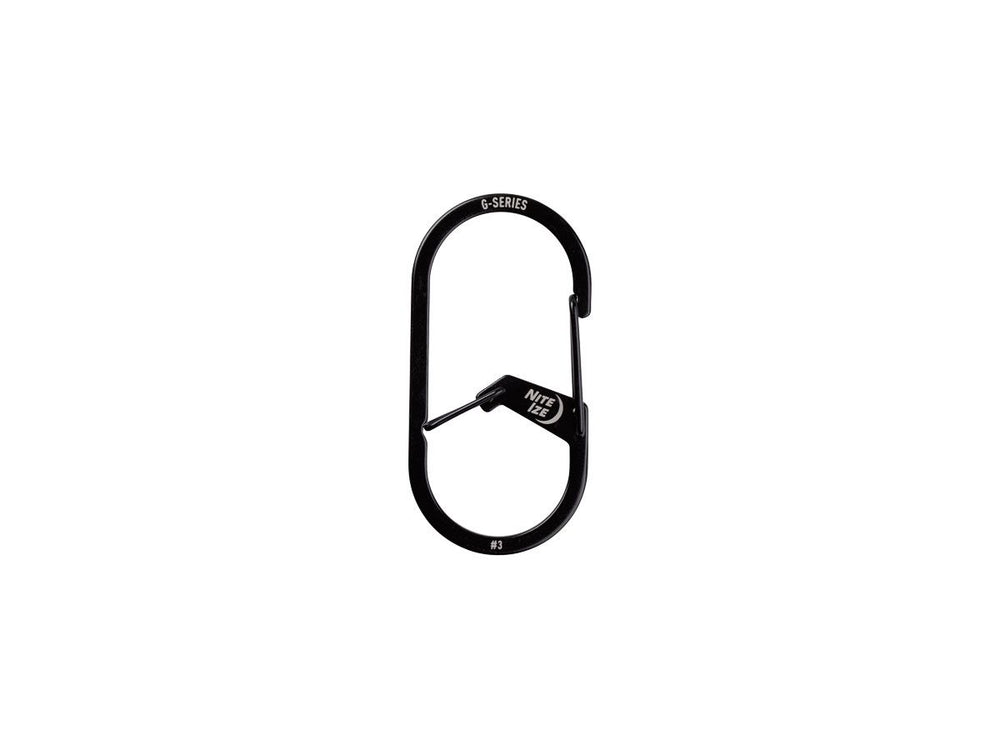 Nite Ize - G-Series 3 Dual Chamber Carabiner - Black