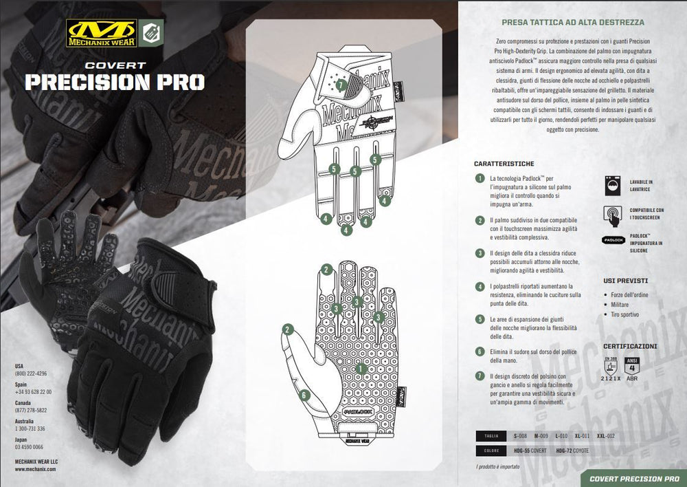 Mechanix Tactical HIGH DEXTERITY Grip - Coyote