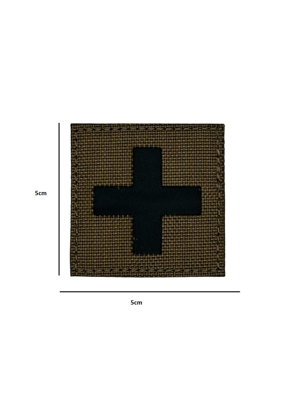Patch Laser Cut Cross - Coyote Tan