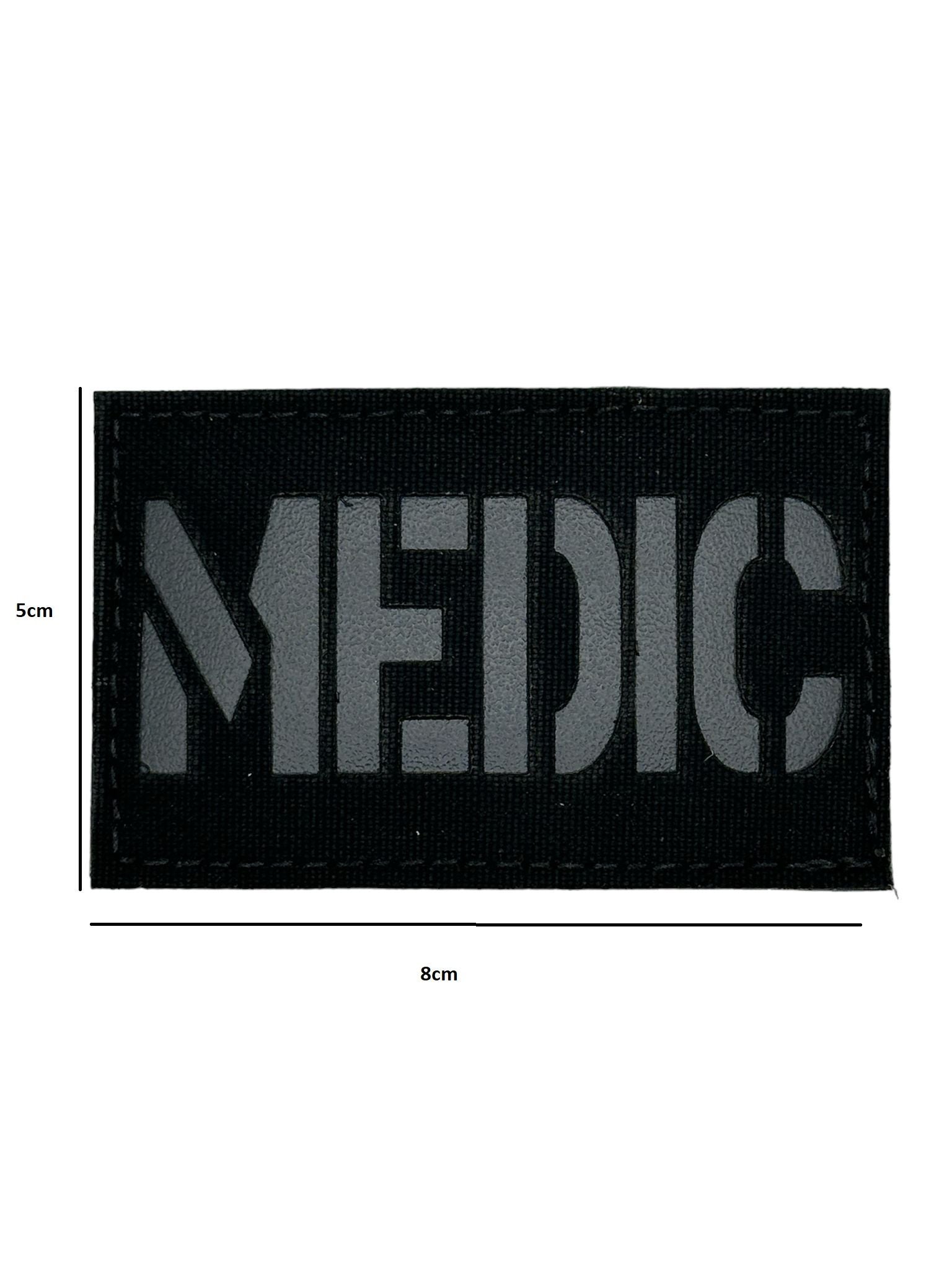 Patch Laser Cut MEDIC - Black