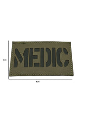 Patch Laser Cut MEDIC - Ranger Green