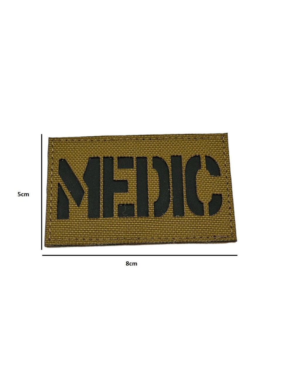 Patch Laser Cut MEDIC - Coyote Tan