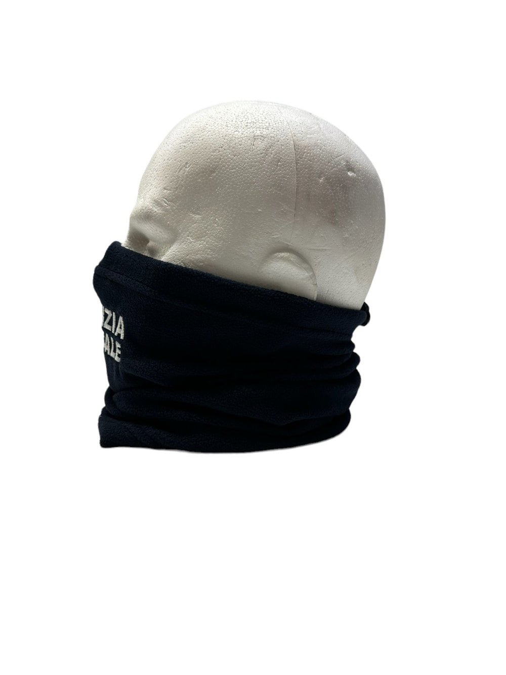 Scaldacollo in Pile Blu con Ricamo Polizia Locale