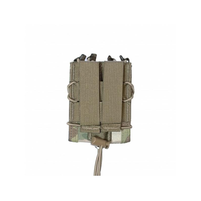 WARRIOR SINGLE QUICK MAG WITH SINGLE PISTOL POUCH COYOTE TAN