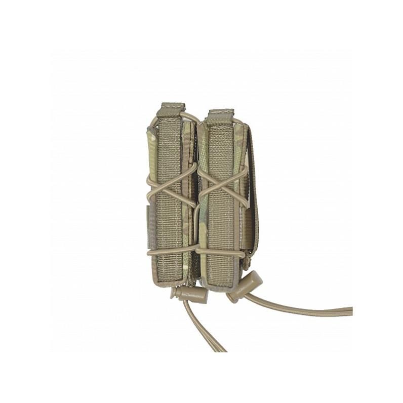 WARRIOR SINGLE QUICK MAG WITH SINGLE PISTOL POUCH COYOTE TAN