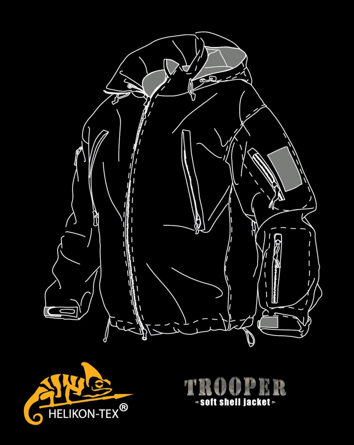 Trooper Soft Shell Jacket Black