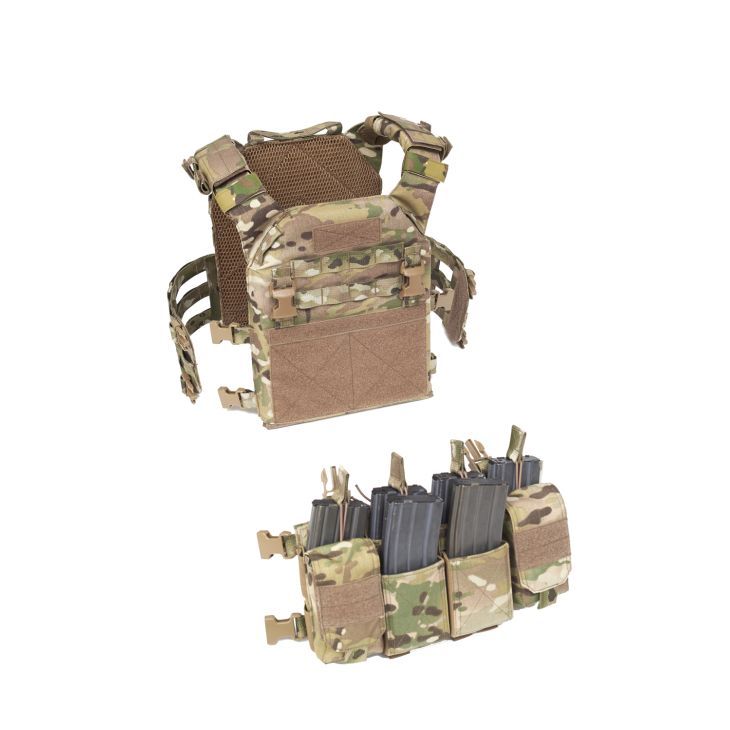 Warrior Recon Plate Carrier SAPI - Size Medium MultiCam Description