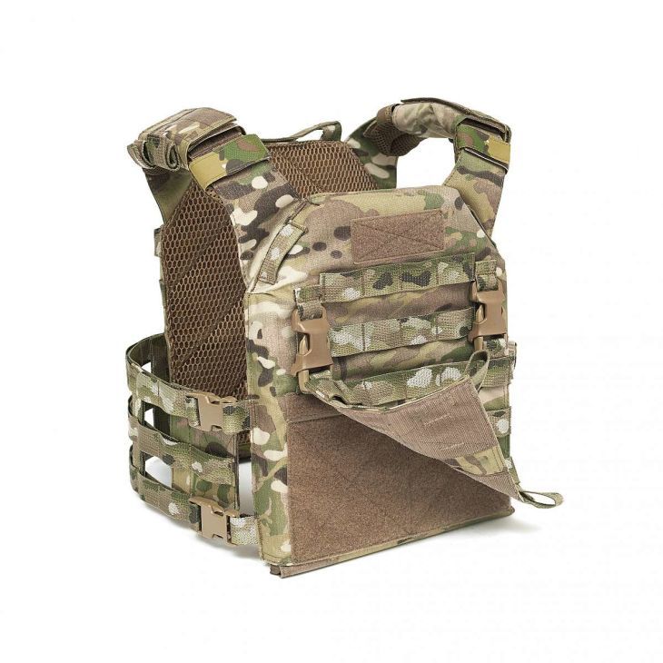 Warrior Recon Plate Carrier SAPI - Size Medium MultiCam Description